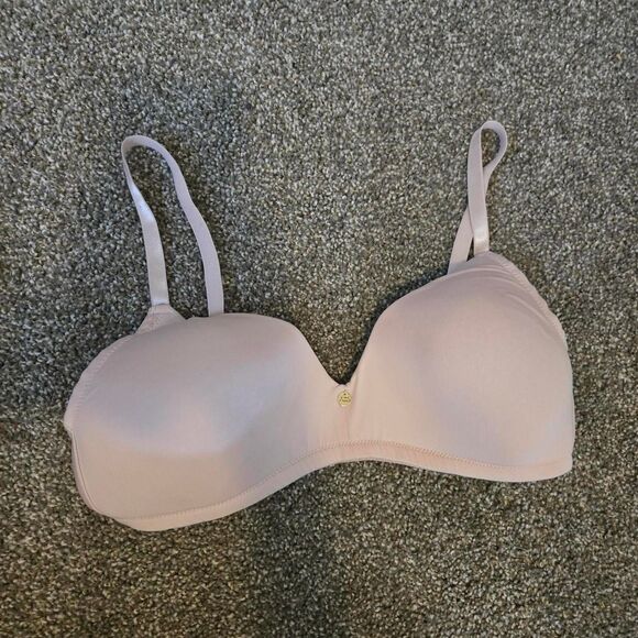 ABS Seamless Nude Sleek Padded Comfort Bra 36C - Picture 1 of 6